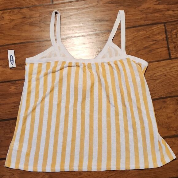 5/$15 Old Navy yellow and white ruffled camisole new with tag - Picture 4 of 6
